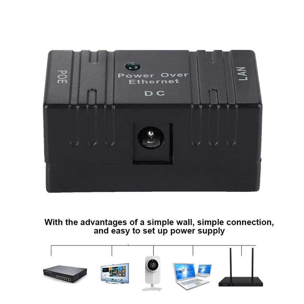 RJ-45 RJ45 POE DC силовой сплиттер монтажный адаптер переключатель питания для ip-камеры
