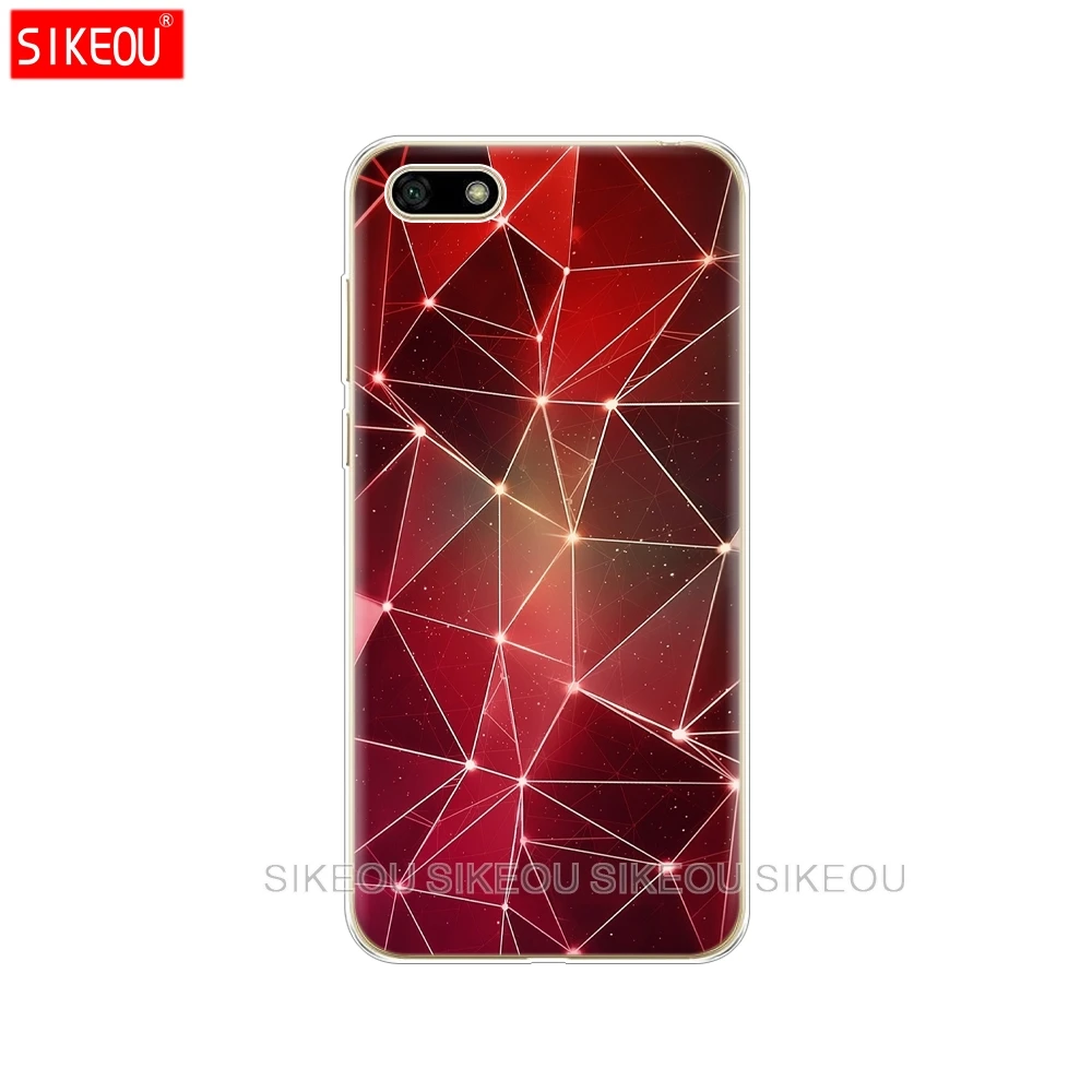 Силиконовый чехол для Huawei Honor 7 S 5 45 дюйма мягкий телефона чехлы нарисованные с