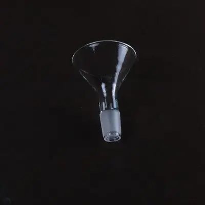 Соединительная химическая лабораторная стеклянная пудра коническая воронка