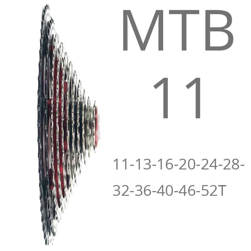 BOLANY Mtb 11 Скорость кассеты велосипеда 52 т горный велосипед выбеге