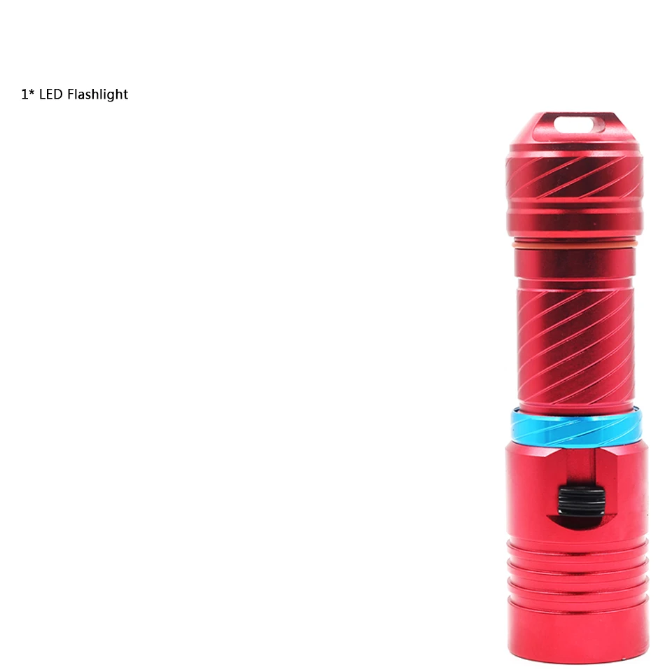 Дайвинг IPX8 CREE XLamp XHP70 3200LM светодиодный фонарик, работающий под водой, водонепроницаемый светильник 18650 или 26650 аккумулятор - Испускаемый цвет: Package A