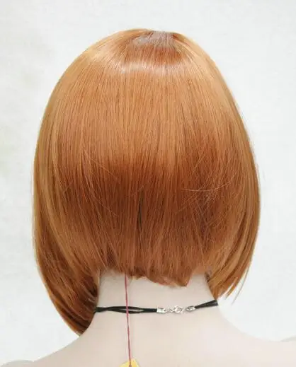 100% Бесплатная доставка Новое Высокое Качество Мода Аватар парик Лиса Красный Parted