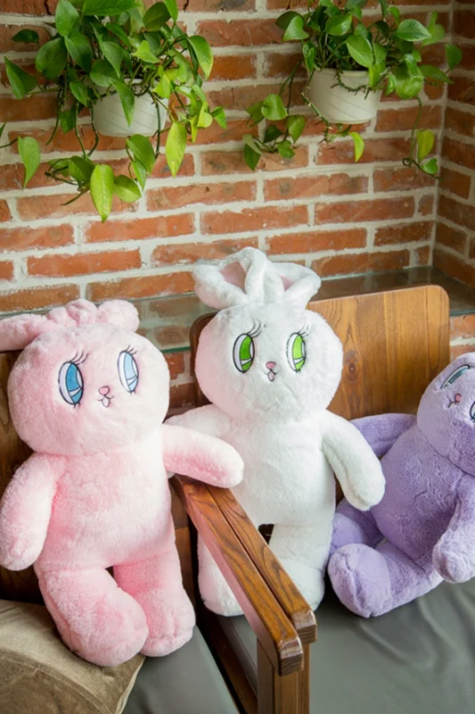 Wego супер-мягкий бархат большой Кролик Плюшевая Игрушка три цвета Классический мультфильм животное кукла 75 см
