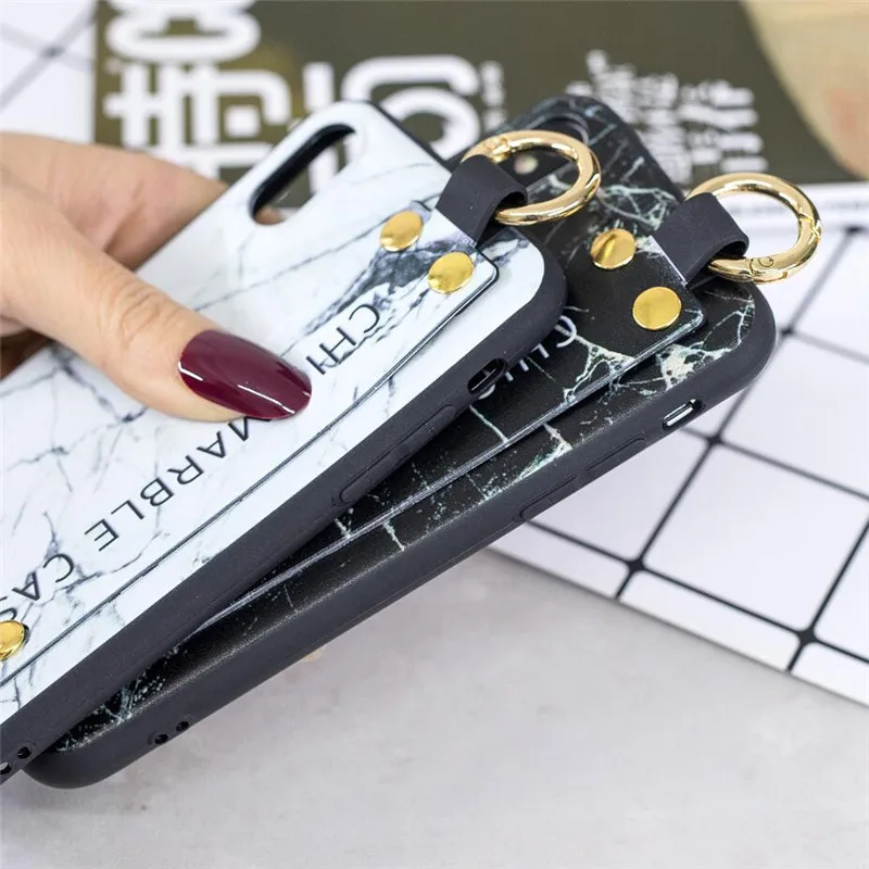 DISCASE телефон сумка для Iphone 8 P X Xs Mas мрамор запястье Чехол 6 S Plus 7 Силиконовые чехлы