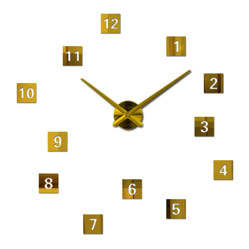 2017 new wall clock diy clocks reloj de pared quartz watch europe living room large decorative horloge murale watches stickers | Дом и сад