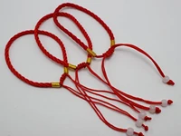 10 braided lucky red string love rope cord jude beaded adjustable bracelet