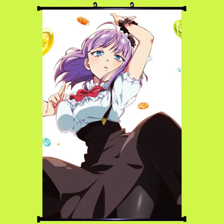 Японское аниме Dagashi Kashi sexy girl Shidare Hotaru & Endou Saya домашний декор Стена Свиток
