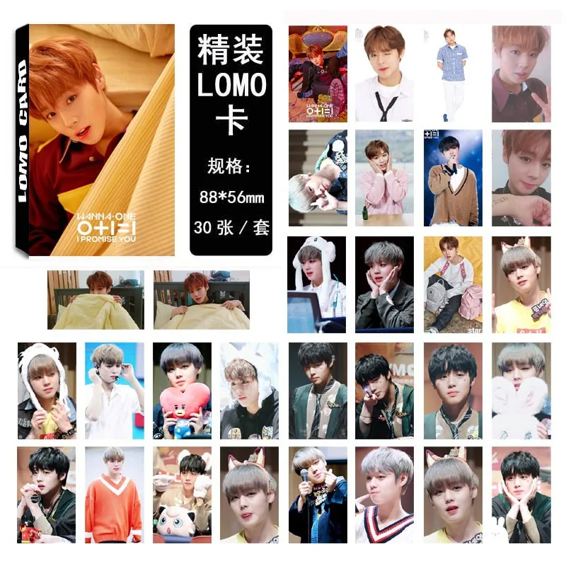 Kpop WANNA ONE Bowl набор с одной коллекционной картой LOMO Box 0 + 1 = я обещаю вам k pop 30
