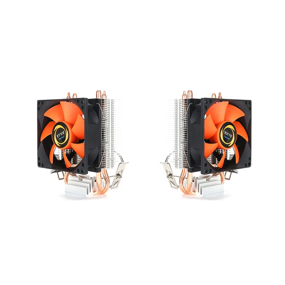 Вентилятор охлаждения для процессора Intel 775/1155 AMD 754/AM2-PC 2 Heatpipe Алюминиевый ПК