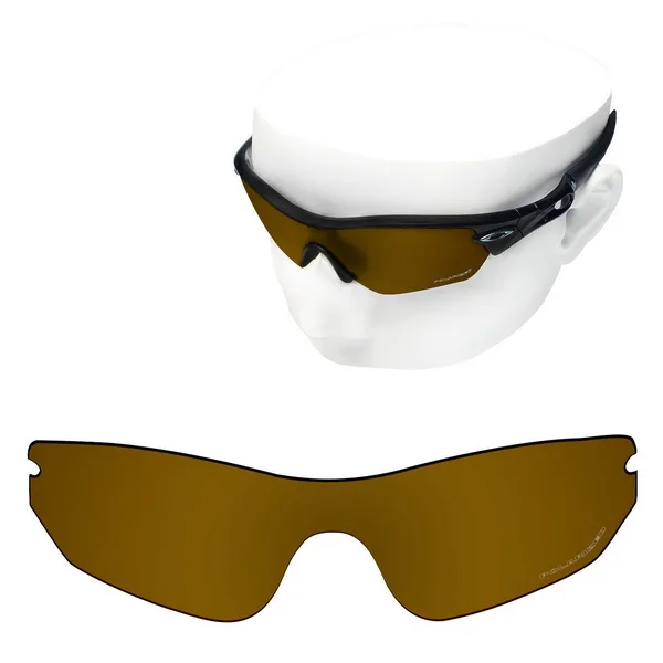 Peace Gold OOWLIT Анти-Царапины Сменные линзы для-солнцезащитные очки Oakley радар край OO9184 травления поляризованных солнцезащитных очков - Цвет линз: Peace Gold