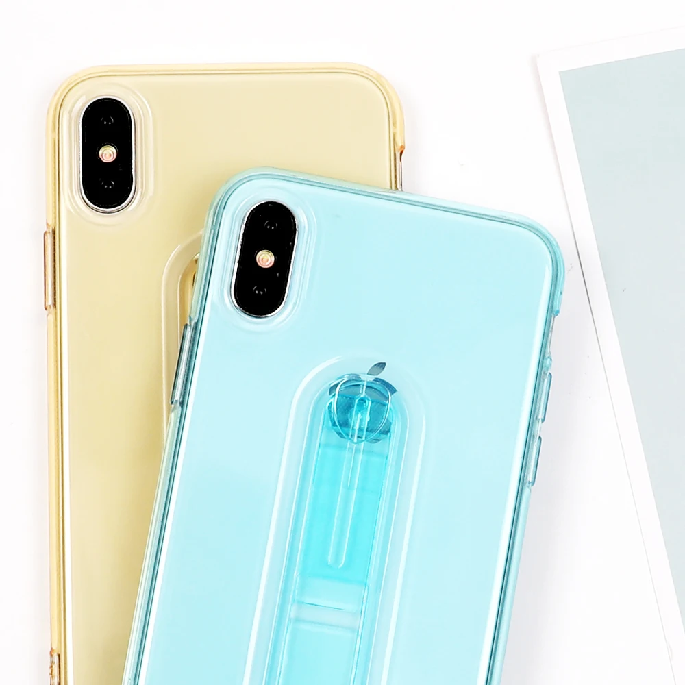 Чехол UBERAY для iPhone XS Max XR X 6 6S 7 8 Plus милый прозрачный мягкий чехол из ТПУ карамельных