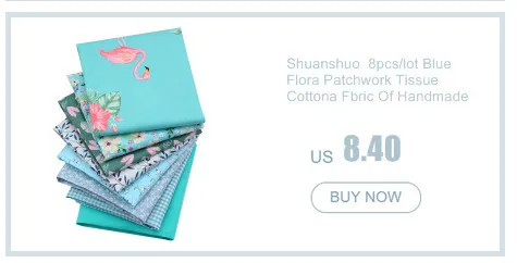 Shuanshuo Patchwork Хлопчатобумажная ткань Печать Цветочные серии Bundle для DIY Sewing Cloth Carfts 50pcs / lot 24cm* 20cm A1-50-1