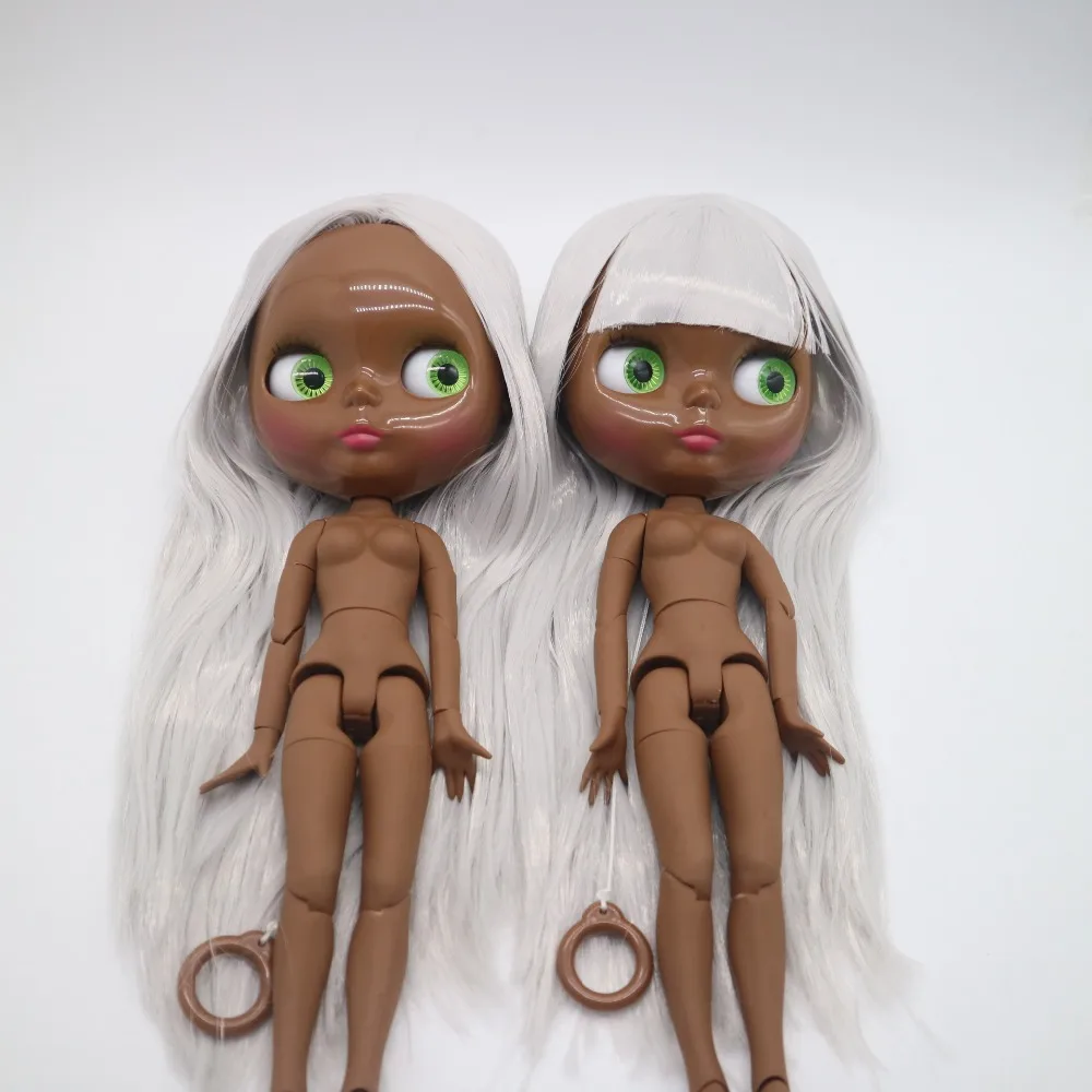 BLYTH кукла в супер черный совместное тело, Серия № SP012