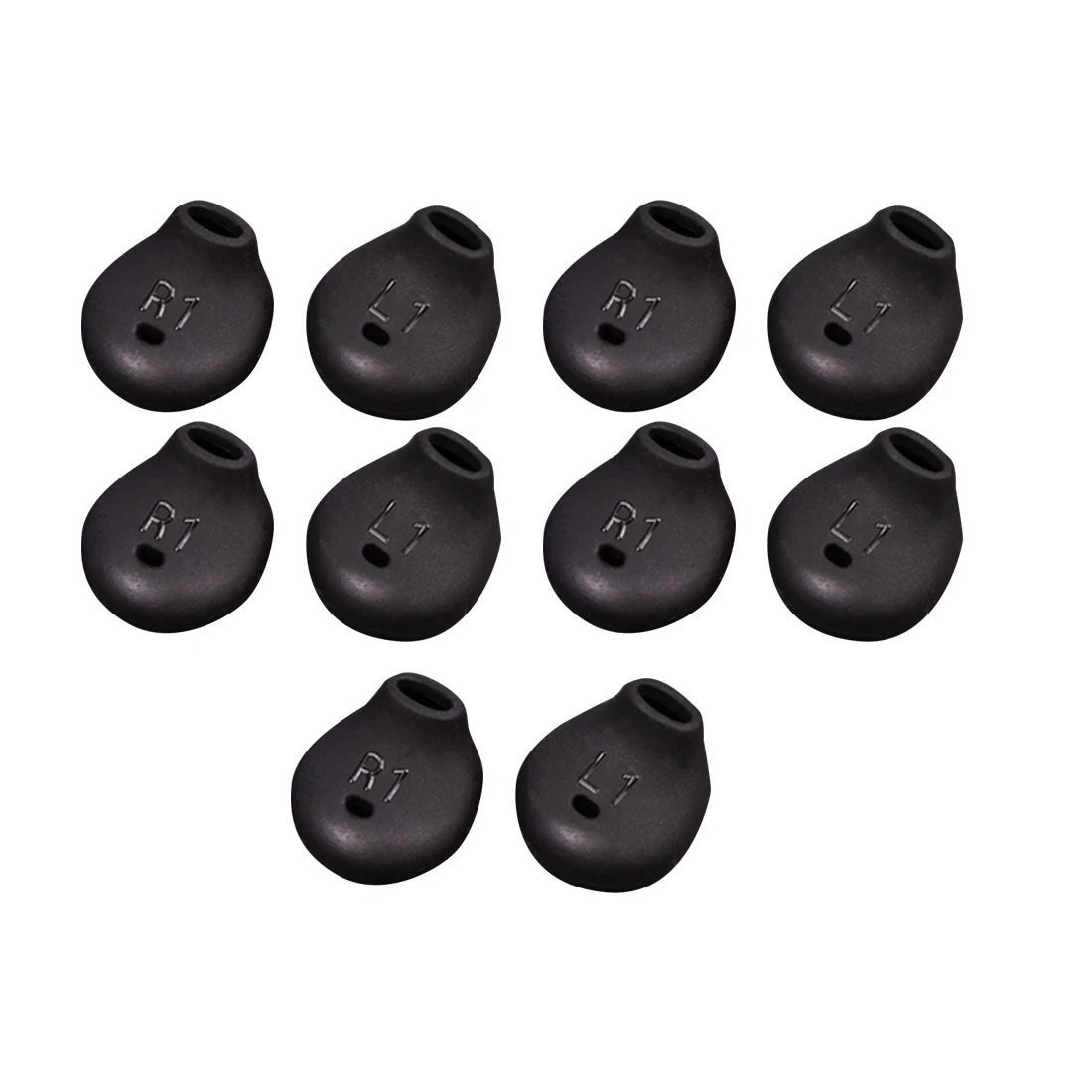 Marsnaska 10pcs/lot Black Silicone Earphone Earpads Ear Caps For Samsung S6 S7 edge G9250 G9200 Gel | Электроника
