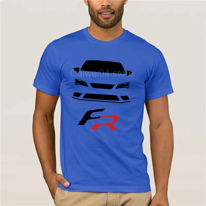 Крутая Мужская футболка с круглым вырезом 2019New летние мужские футболки Camiseta бланка Seat Leon FR cupra Распродажа футболок модная мужская футболка