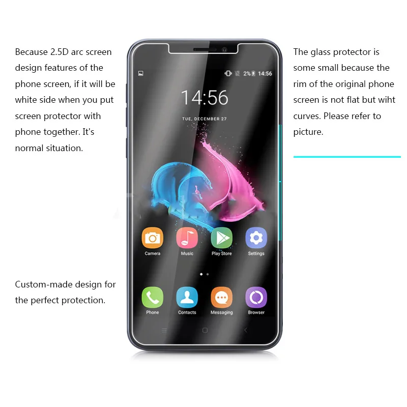 Закаленное стекло для телефона Oukitel K8 C9 U18 K6 U22 C5 U7 MAX u17 U19 Защитная пленка C12 Pro|Защитные стёкла и плёнки