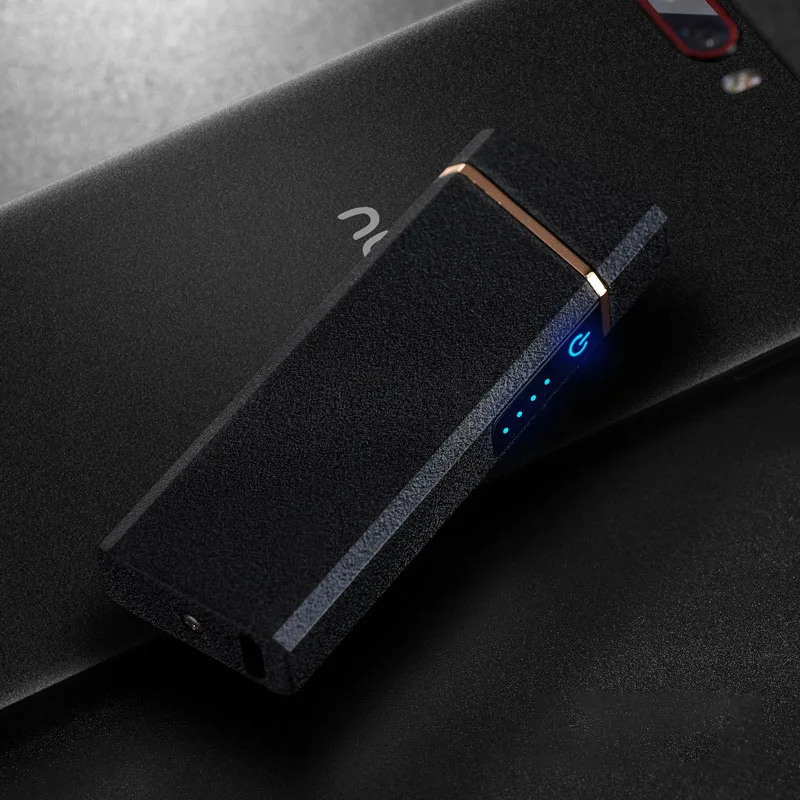 Плазменная Зажигалка USB перезаряжаемая сигаретная для курения бесплатно