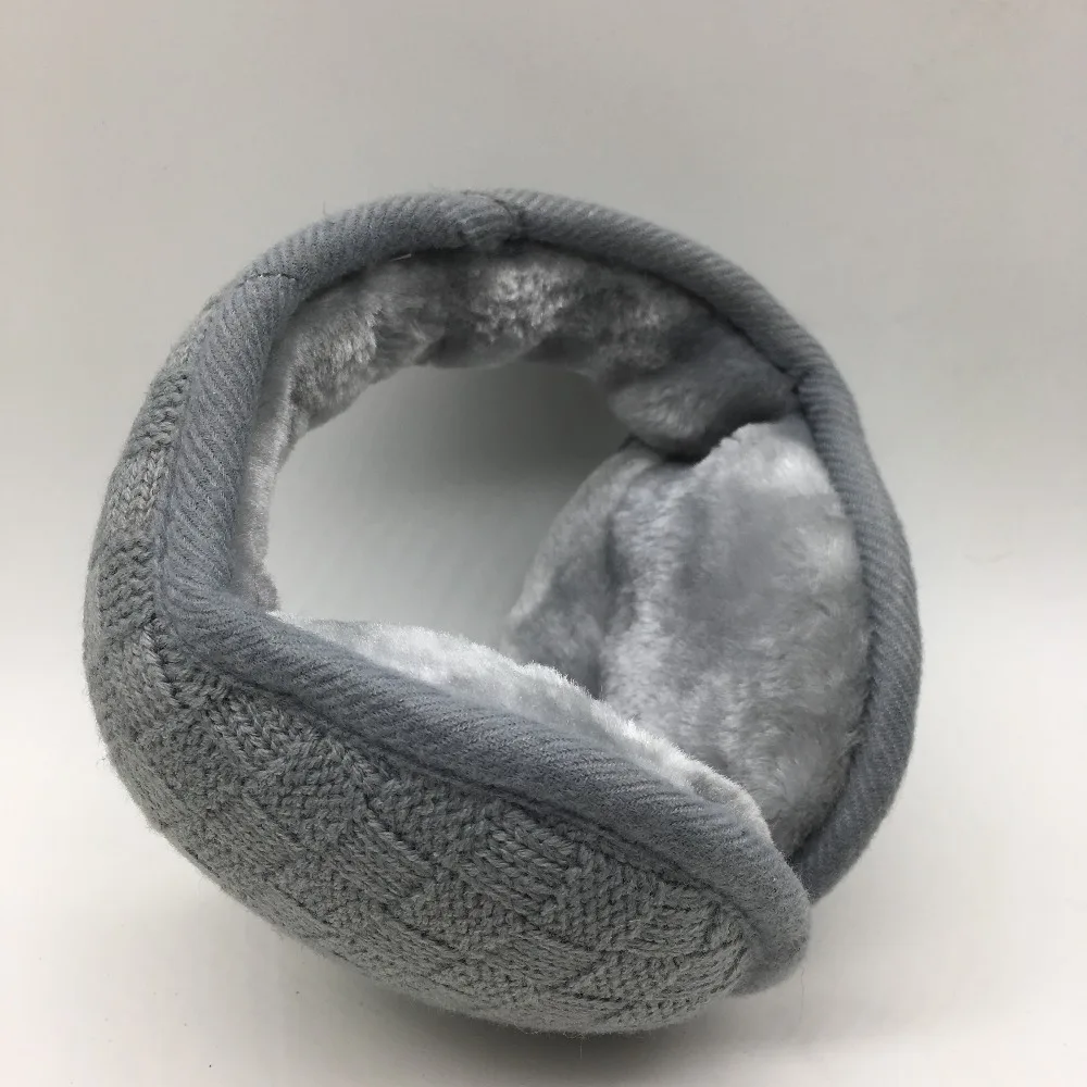 Зимние Модные теплые наушники вязаные сетчатые унисекс Масштабируемые |