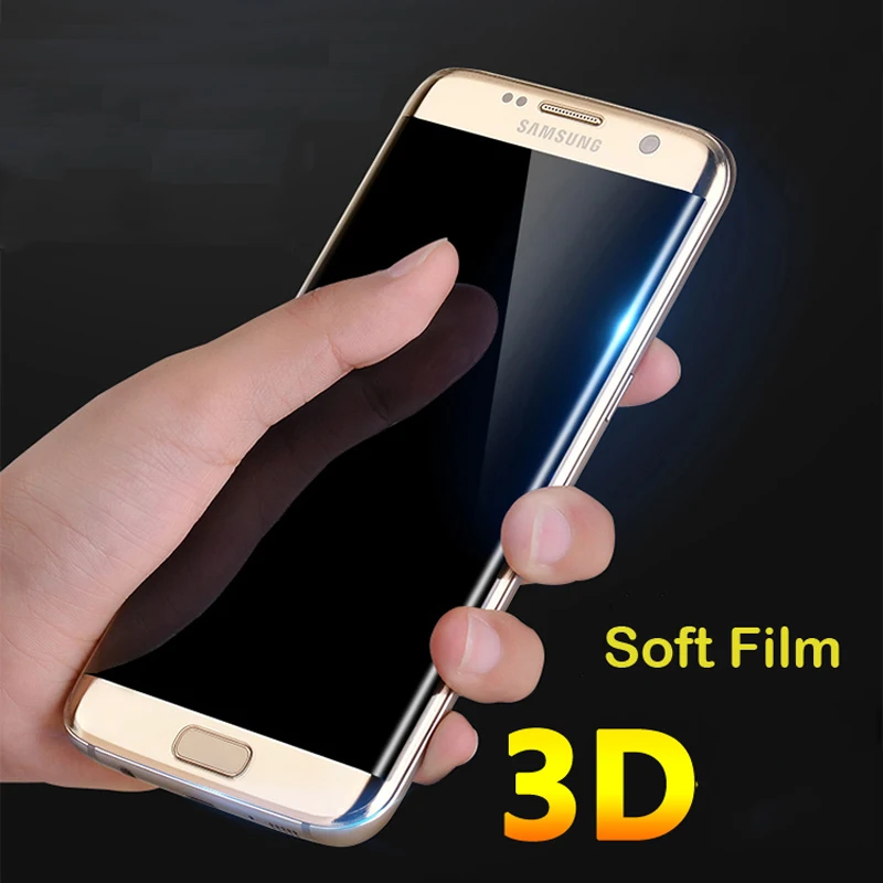 2 шт. ПЭТ Защитная пленка для экрана Samsung S6 S7 edge S8 S9 S10 PLUS Note 9 10 Pro мягкая не