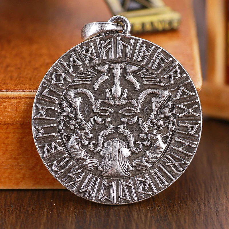 Норвежский викинг Vegvisir подвеска с компасом Butterfly Totem рунный круг Talisman