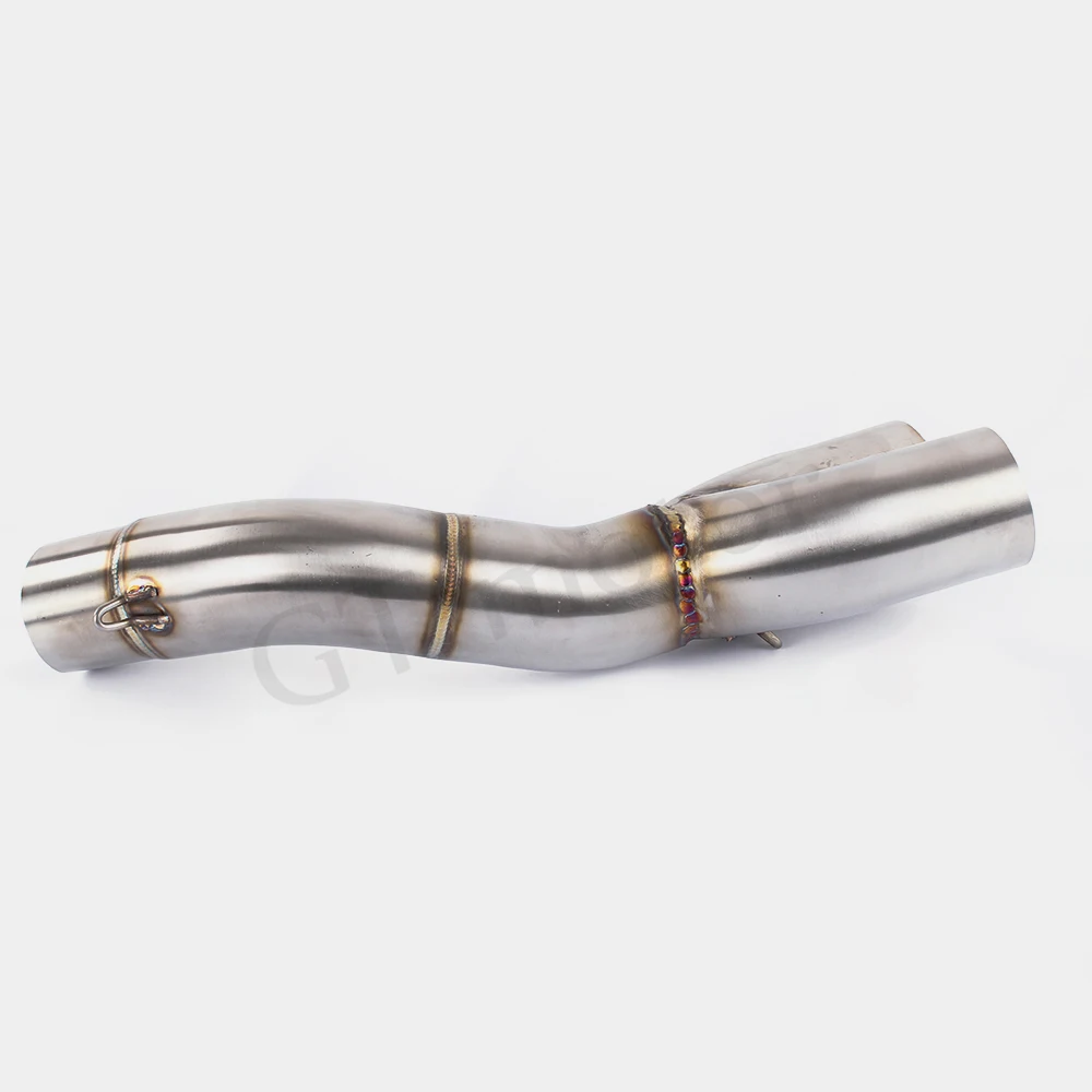 GT мотор-Бесплатная доставка средняя выхлопная труба мотоцикла для DUCATI скремблер