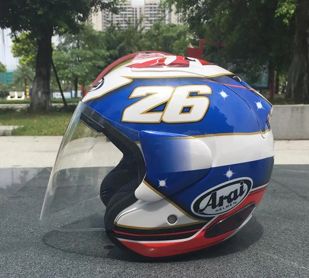 2019 Новинка для ARAI Новый мотоциклетный шлем гоночный беговые полушлем мужские и