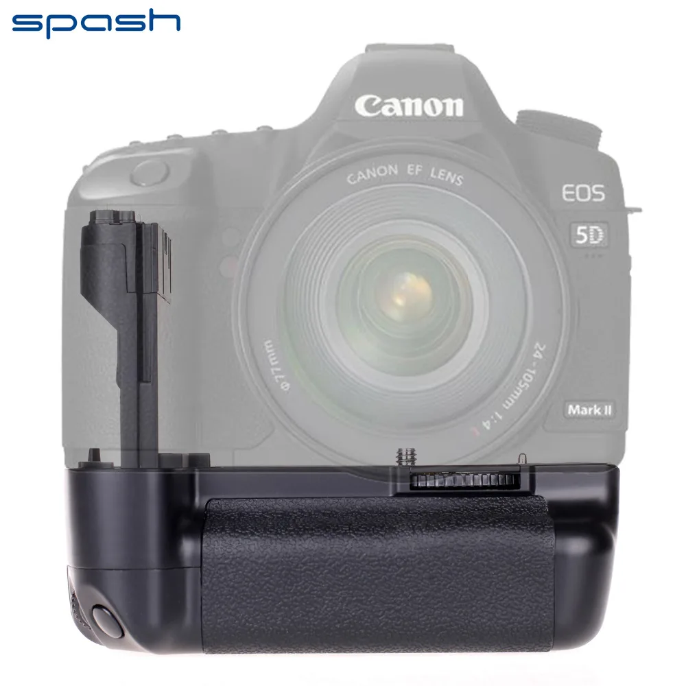 Вертикальный батарейный блок spash для камеры Canon EOS 5D Mark II 5D2 5DII сменный BG E6