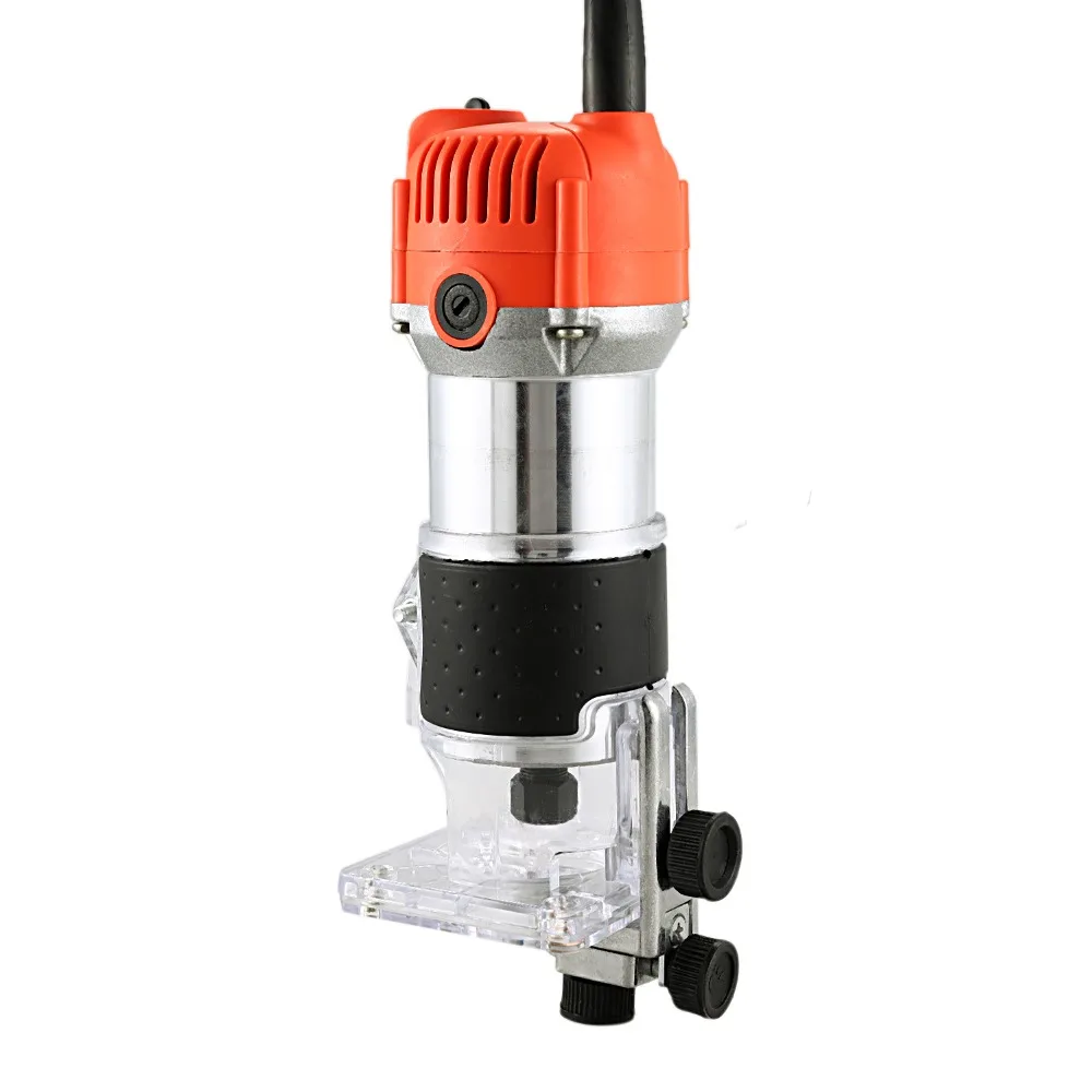 New Router Trimmer 350W/600W 30000rpm Durable Small Copper Motor Carving Machine 6.35mm Electric Woodworking Power Tool | Инструменты