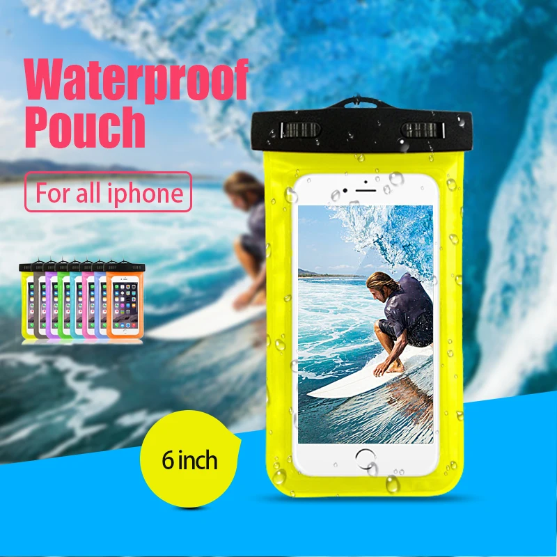 Новый прозрачный водонепроницаемый чехол сухой Чехол для 5 дюймов камеры