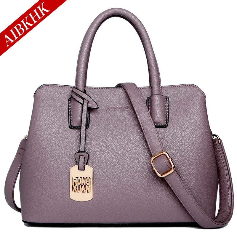 S9185-Purple Роскошные дизайнерские сумки от известного бренда, Сумка с верхней ручкой, сумки через плечо для женщин, модная кожаная сумка-тоут для девушек, ручная сумка - Цвет: S9185-Purple