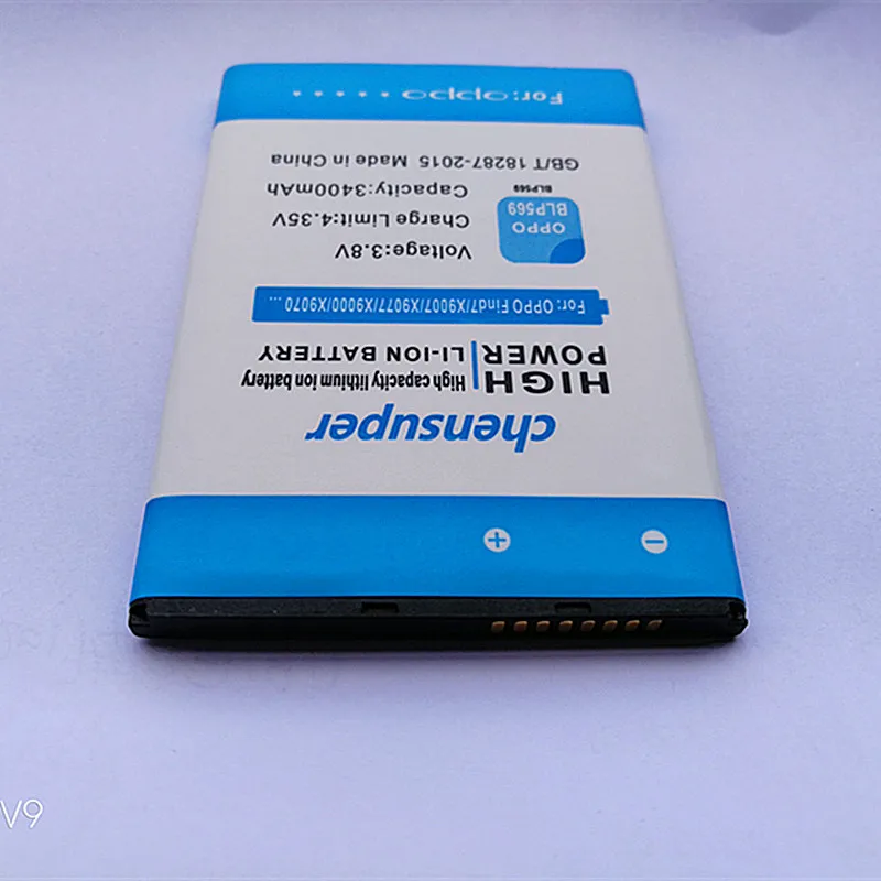 Поддержка быстрой сборки 3400 мАч BLP569 Аккумулятор для OPPO Find7 X9007 X9077 X9000 X9070 BLP575