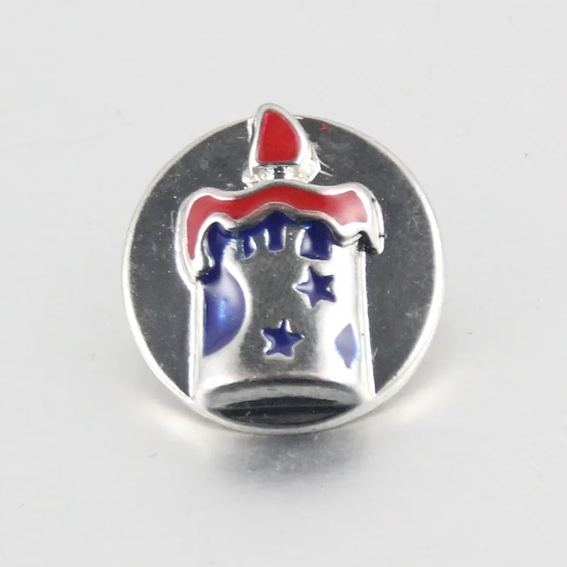 Новый дизайн 12 шт. металлические пятиконечные эмалированные пуговицы сделай сам