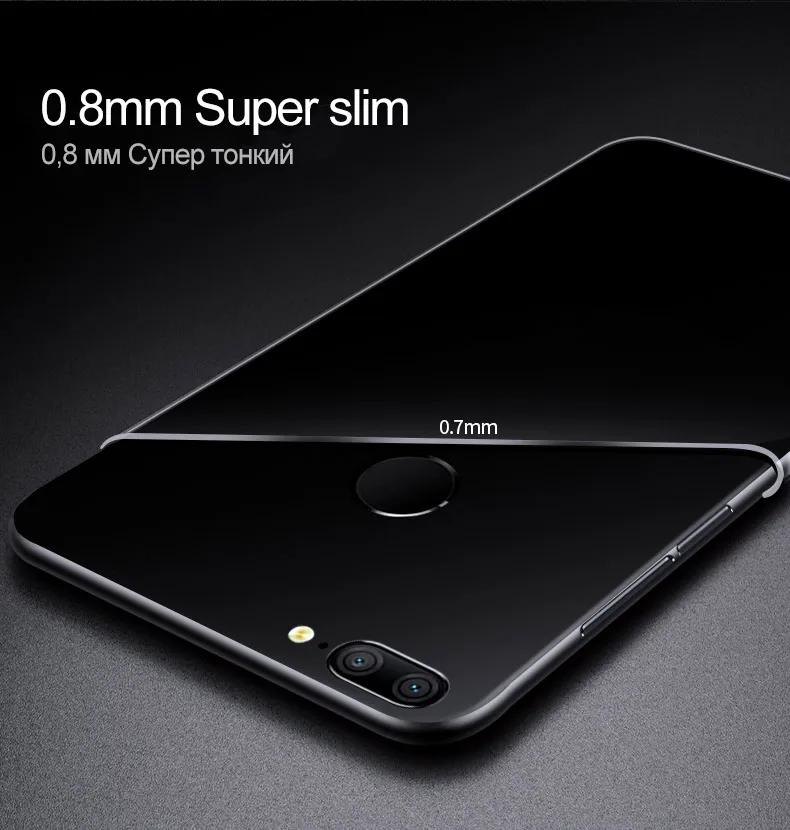 Мягкий чехол для Huawei Honor 9 Lite, чехол из ТПУ и силикона, прозрачный чехол-бампер на заднюю панель, чехол для Huawei Honor 8 lite