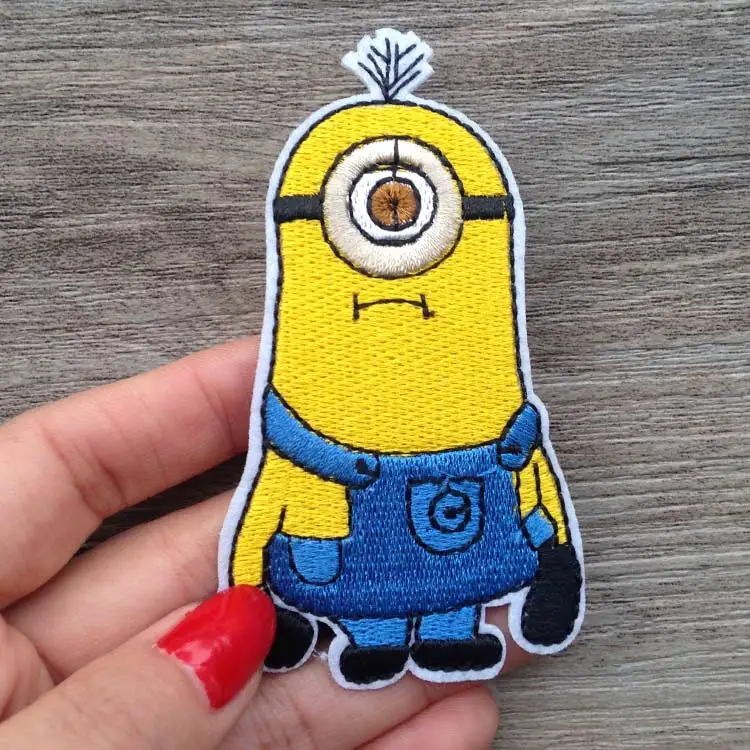 Мультяшная аппликация Детский свитер одежда пуховое пальто джинсовая вышивка