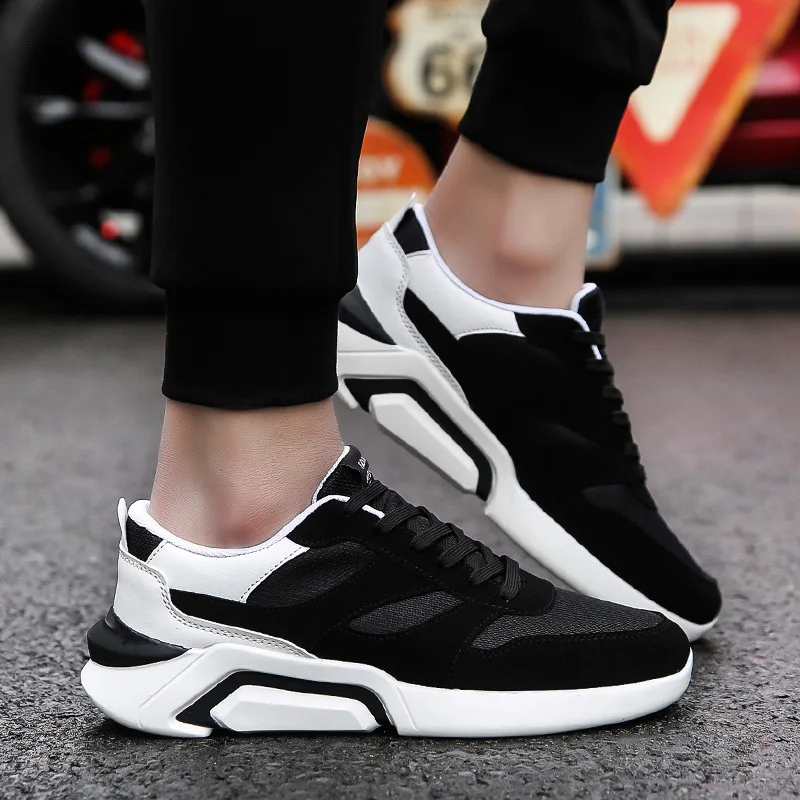 Shoes Men New Fashion Sneakers Man Trainers Breathable Mens Casual 2019 Spring Lace Up Flats Footwear | Обувь