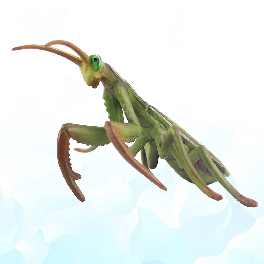 1 шт. фигурка Mantis модель насекомого, реалистичное ремесло, подарок, украшения, коллекция игрушек, украшение для дома, офиса, рабочего стола