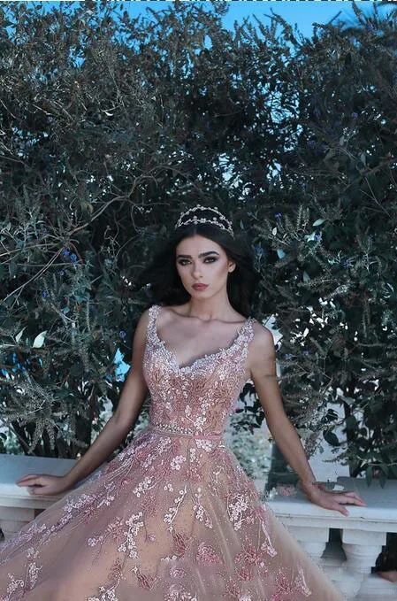 Платье вечернее ТРАПЕЦИЕВИДНОЕ с V образным вырезом Тюлевое прозрачное длинное