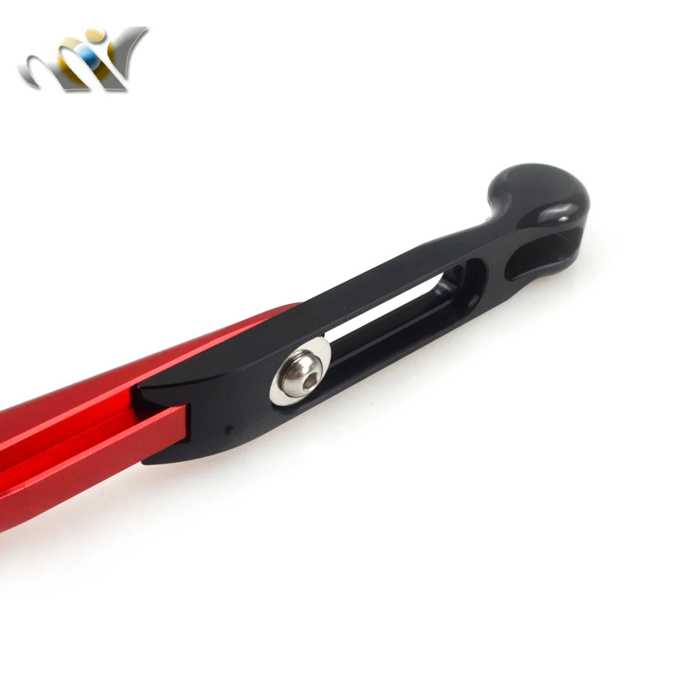

2017 New With Logo Red&Black CNC Adjustable Folding Extendable Motorcycle Brake Clutch Levers For Ducati SUPERSPORT S 2017