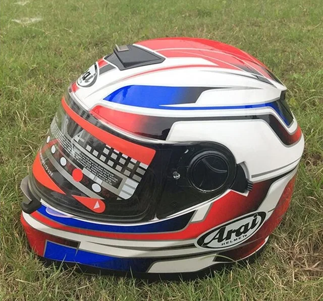 2 Мотоцикл шлем полный лицо шлем Arai мужской и женский рыцарь теплый всесезонный можно использовать цвет один мощный - Цвет: 2