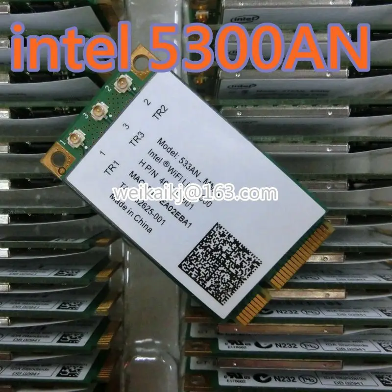 INTEL 5300 AGN 802.11n Mini PCI E Беспроводная N карта 300 Мбит/с 2 4G/5G WIFI 533AN|intel 5300|mini pci-e wirelesspci-e