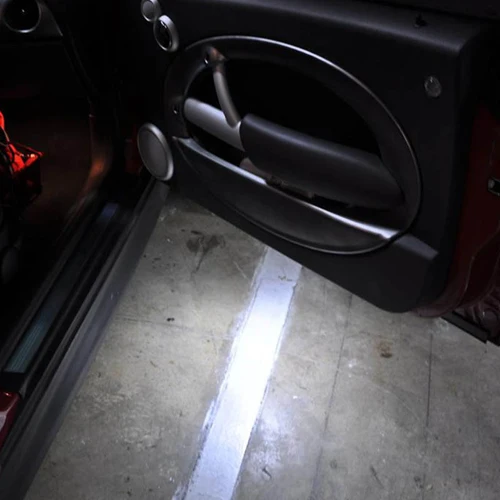 2x WHITE Error Free LED COURTESY DOOR LAMP LIGHT INTERIOR/Footwell light/Luggage Compartment Light for R56 R57 R58 R59 R60 | Автомобили и