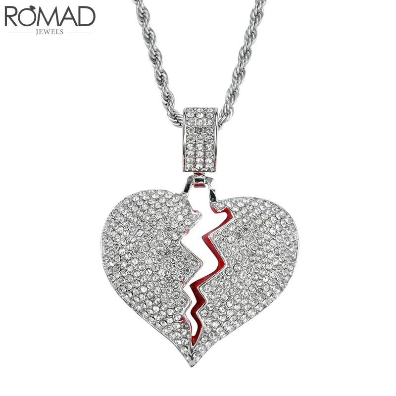 Серьги ROMAD в форме сердца с кристаллами для женщин корейские серьги красного