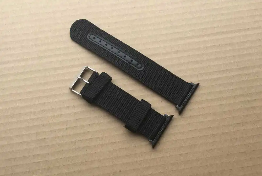 Нейлоновый ремешок для часов Apple hublo спортивный кожаный браслет серии 3/2/1 iwatch suunto
