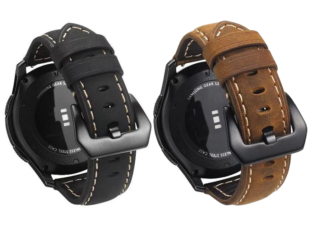 Ремешок для часов huawei gt 2 классический браслет galaxy Watch 42 мм 46 huami amazfit bip ticwatch e 1 pro