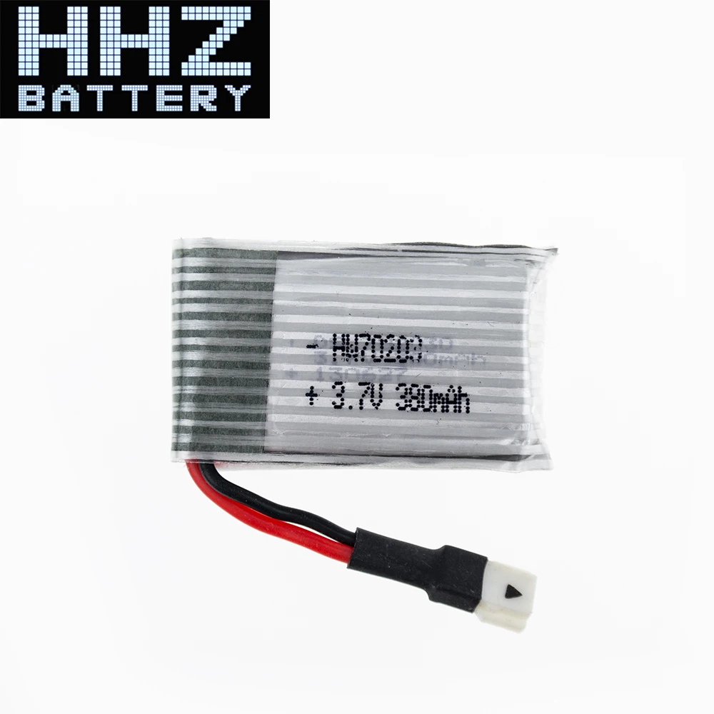 H107 6 шт. 3 7 в 380 мАч литий полимерный аккумулятор с 1 USB зарядным устройством для H107C