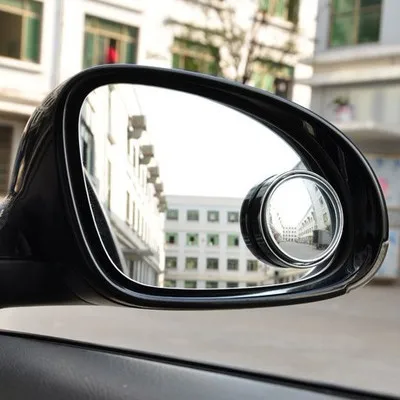 2шт Авто сторона 360 широкоугольное круглое выпуклое зеркало автомобиль слепое