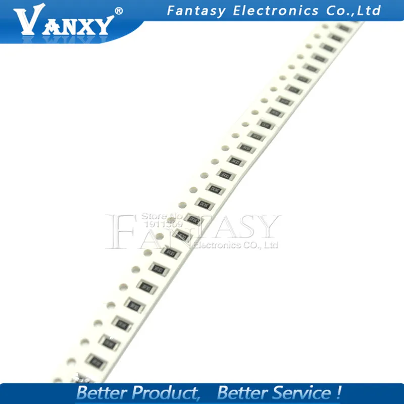 100 шт. 1206 SMD резистор 1% Ом чиповый 0 25 Вт 1/4 100R 101 | Электронные компоненты и