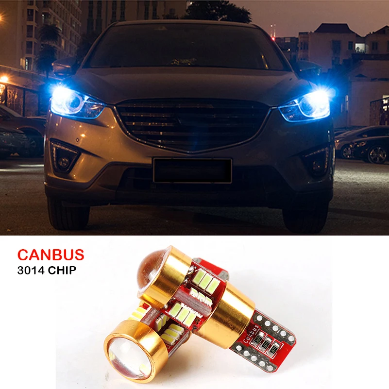 2x Canbus T10 W5W SMD 3014 27 Светодиодный автомобильный клиновидный парковочный светильник