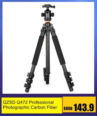 Zomei Q100 мини-штатив монопод Аксессуары для путешествий камеры фотография портативный алюминиевый штатив для цифровой DSLR камеры s