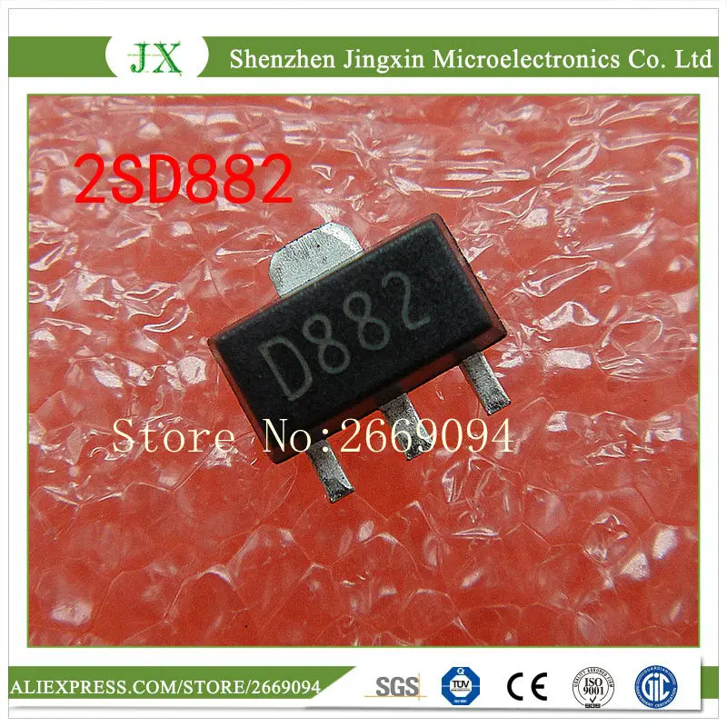 

200 шт. 2SD882 SOT89 D882 SOT SMD новые и оригинальные IC Бесплатная доставка